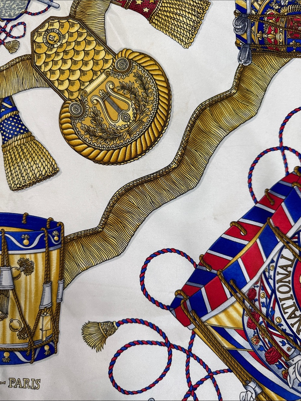 Hermes “Les Tambours” silk scarf - Picture 10 of 13